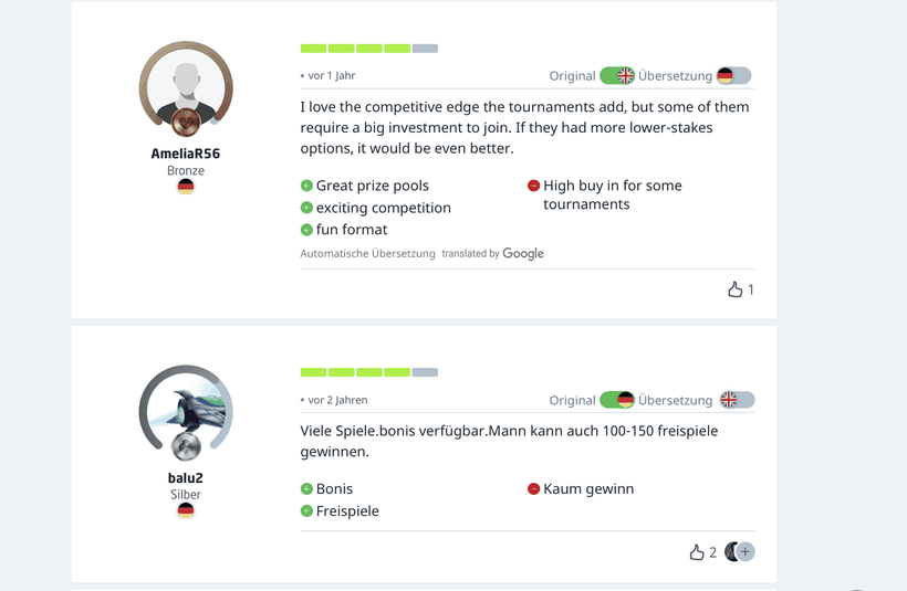 Zwei Casino-Guru-Bewertungen aus Deutschland zu Turnieren mit hohen Preispools und gewinnbaren Freispielen bei JackpotPiraten
